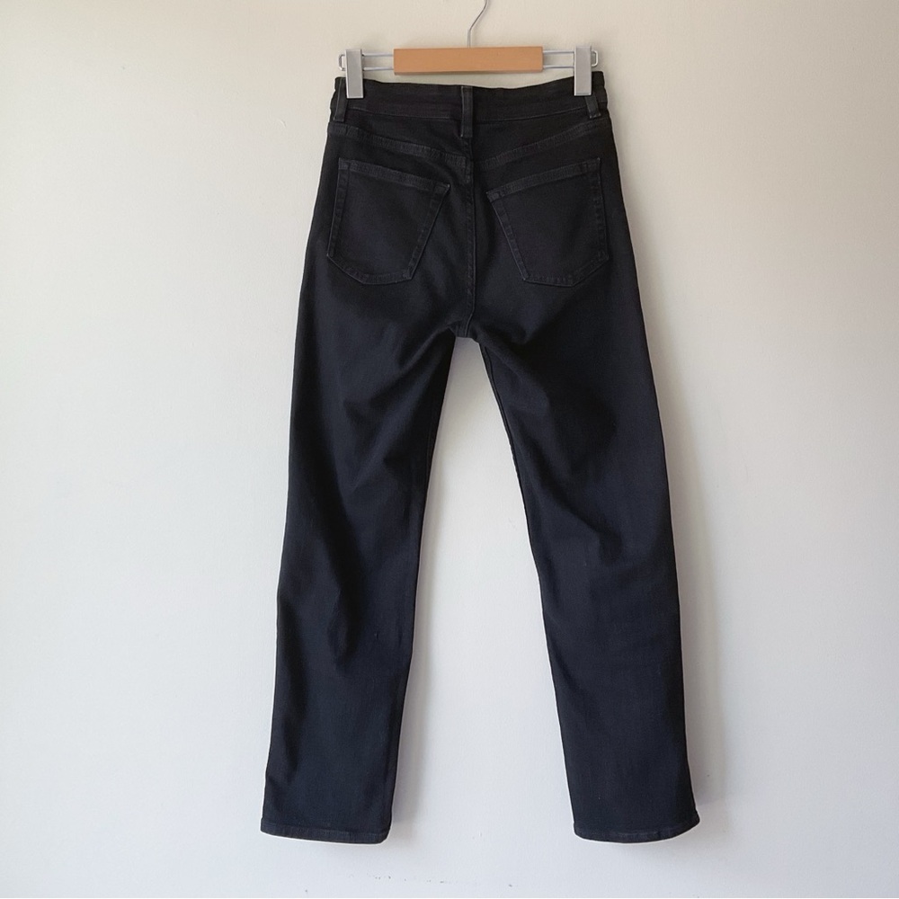 COS Slim Straight High Rise Ankle Jeans in Washed Black Size 25 - Picture 6 of 8